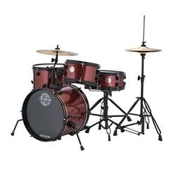 Ludwig/Questlove The Pocket Kit 4pc Complete Drum Set with Cymbals - Wine Red Sparkle with Black Hardware