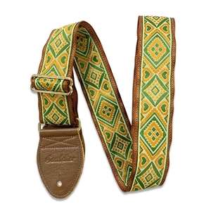 Souldier Strap - Sage and Cinnamon on Nutmeg with Warm Brown Leather
