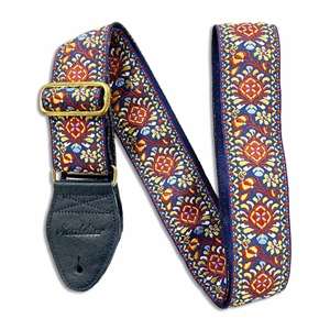 Souldier Strap - Hendrix Brown/Blue with Navy Leather and Brass Hardware