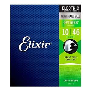 Elixir Optiweb Electric Guitar Strings - 19052 Light (10-46)