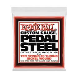 Ernie Ball 2501 Pedal Steel Guitar Strings - 10 Strings, C6 Tuning, Nickel Wound