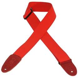 Levy MC8-RED - Cotton Guitar Strap