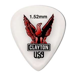 Clayton Standard Shape Acetal Pick 1.52mm - 12 Pack