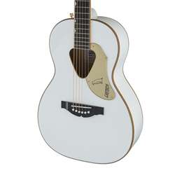Gretsch G5021WPE Rancher Penguin Parlor Acoustic/Electric - White with Laurel Fingerboard
