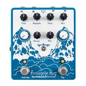 EarthQuaker Devices Avalanche Run V2 Stereo Reverb & Delay with Tap Tempo