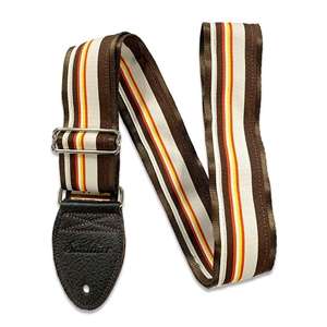 Souldier Strap - Barstow Brown/Tan Stripe with Dark Brown Leather