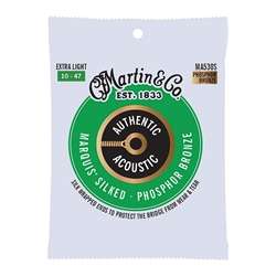 Martin Authentic Acoustic Marquis Silked MA530S - Extra Light Phosphor Bronze 10 - 47