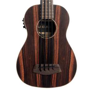 Kala UBASSEBYFS U-Bass A/E - Ebony w/ Bag