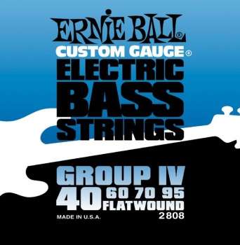 Ernie Ball 2808 Group IV Flat Wound Electric Bass Strings