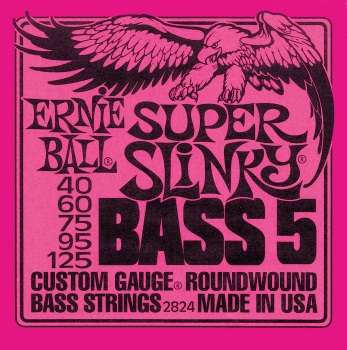 Ernie Ball 2824 Super Slinky 5-String Bass Strings
