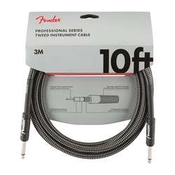 Fender Professional Series Instrument Cables - 10' Gray Tweed