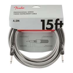 Fender Professional Series Instrument Cable - 15' White Tweed