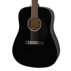 Fender CD-60S Dreadnought - Black with Walnut Fingerboard
