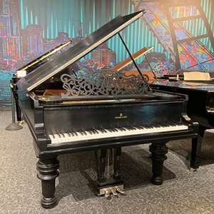1887 Steinway Model B satin ebony