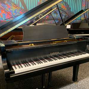 1990 Yamaha G1J Baby Grand Piano - Satin Ebony