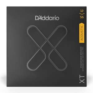 D'Addario XT Phosphor Bronze Coated Acoustic Guitar Strings - Light Top/Medium Bottom (12-56)