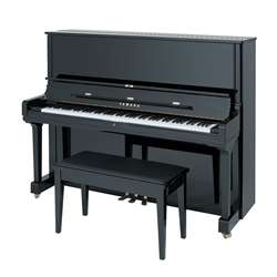 Yamaha YUS3 Professional Collection Upright Piano - 52" Polished Ebony