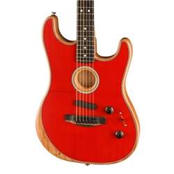 Fender American Acoustasonic Stratocaster - Dakota Red with Ebony Fingerboard