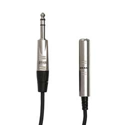 Hosa HXSS-025 Pro Headphone Extension Cable - 1/4in TRS (M) to 1/4in TRS (F) - 25ft
