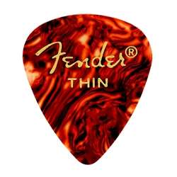 Fender 451 Shape Classic Celluloid Picks - Thin (12 Pack)
