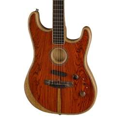 Fender American Acoustasonic Stratocaster - Cocobolo with Ebony Fingerboard
