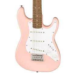 Squier Mini Stratocaster - Shell Pink with Laurel Fingerboard
