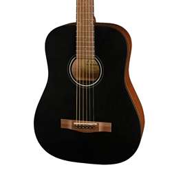 Fender FA-15 3/4 Scale Acoustic with Gig Bag - Black with Walnut Fingerboard