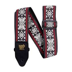 Ernie Ball Jacquard Strap - Blackjack Red