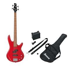 Ibanez Jumpstart IJSR190N Bass Guitar Pack with Amp - Red