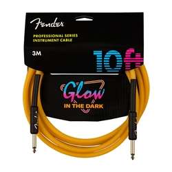 Fender Professional Glow in the Dark Cable - 10ft Orange