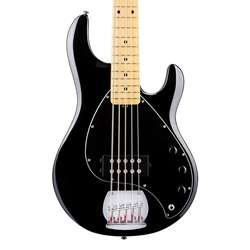 Sterling Stingray Ray 5 - Black with Maple Fingerboard