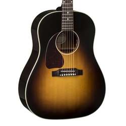 Gibson J-45 Standard (Left-Handed) Acoustic-Electric Guitar - Vintage Sunburst Spruce Top with Mahogany Back and Sides
