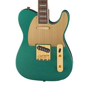 Squier 40th Anniversary Telecaster Gold Edition - Sherwood Green Metallic with Laurel Fingerboard