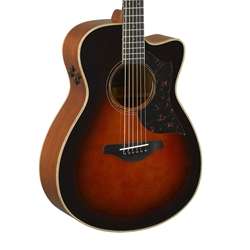 Yamaha AC3M ARE Concert Cutaway Acoustic-Electric Guitar Tobacco Brown Sunburst - Spruce Top with Mahogany Back and Sides