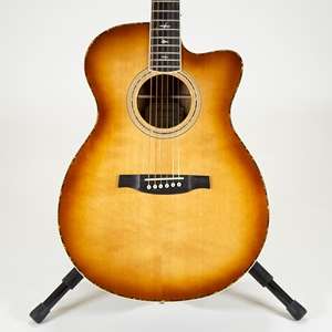 PRS SE A40E Angelus Acoustic-Electric Guitar - Tobacco Sunburst Spruce Top with Ovangkol Back and Sides