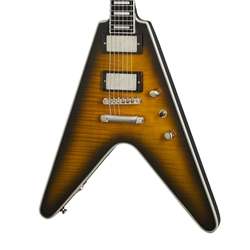 Epiphone Flying V Prophecy - Yellow Tiger Aged Gloss with Ebony Fingerboard