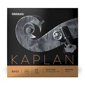 D'Addario Kaplan Bass String Set - 3/4 Scale Medium Tension