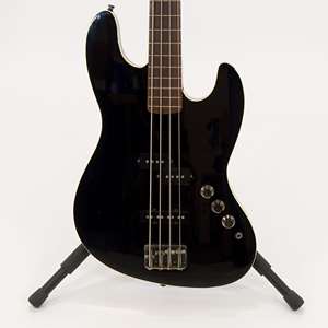 Fender 2002 Aerodyne Jazz Bass - Black with Gig Bag (Used)
