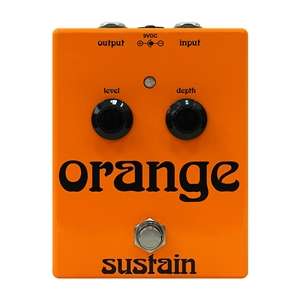 Orange Ultra-transparent Low Noise Sustain Pedal