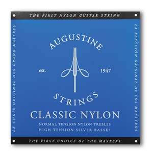 Augustine Classic Blue High Tension Nylon Guitar Strings