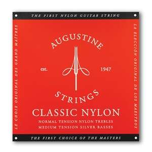 Augustine Classic Red Medium Tension Nylon Guitar Strings