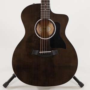 Taylor 214ce DLX Trans Grey Limited - Transparent Grey Spruce Top with Big Leaf Maple Back and Sides