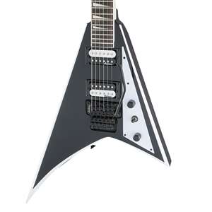 Jackson JS Series Rhoads JS32 - Black with White Bevels and Amaranth Fingerboard