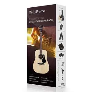 Alvarez RD26 Dreadnought Acoustic Guitar Pack with Gigbag, Tuner, Strap and Cleaning Cloth