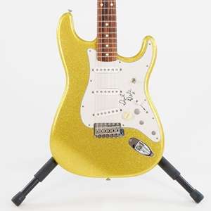 Fender Custom Shop Dick Dale Stratocaster (SIGNED) - Chartreuse Sparkle with Rosewood Fingerboard (Used)
