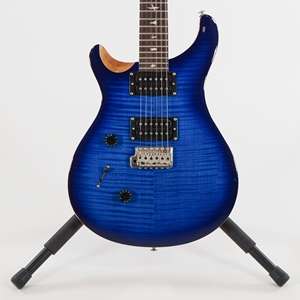 PRS SE Custom 24 (Left-Handed) - Faded Blue Burst with Rosewood Fingerboard (Used)