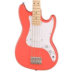 Squier Sonic Bronco Bass - Tahitian Coral with Maple Fingerboard