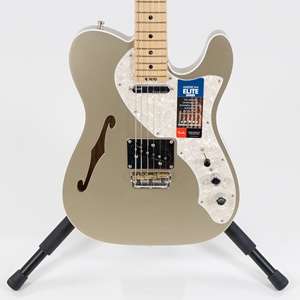 Fender American Elite Telecaster Thinline (2017) - Champagne with Maple Fingerboard (Used)