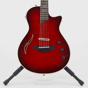 Taylor T5Z Pro Hollowbody Electric-Acoustic Hybrid - Cayenne Red Shaded Edgeburst with Ebony Fingerboard