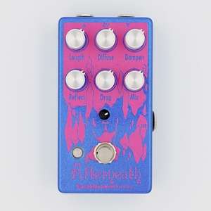 EarthQuaker Devices Afterneath Reverb Pedal - Limited Edition Blue / Magenta